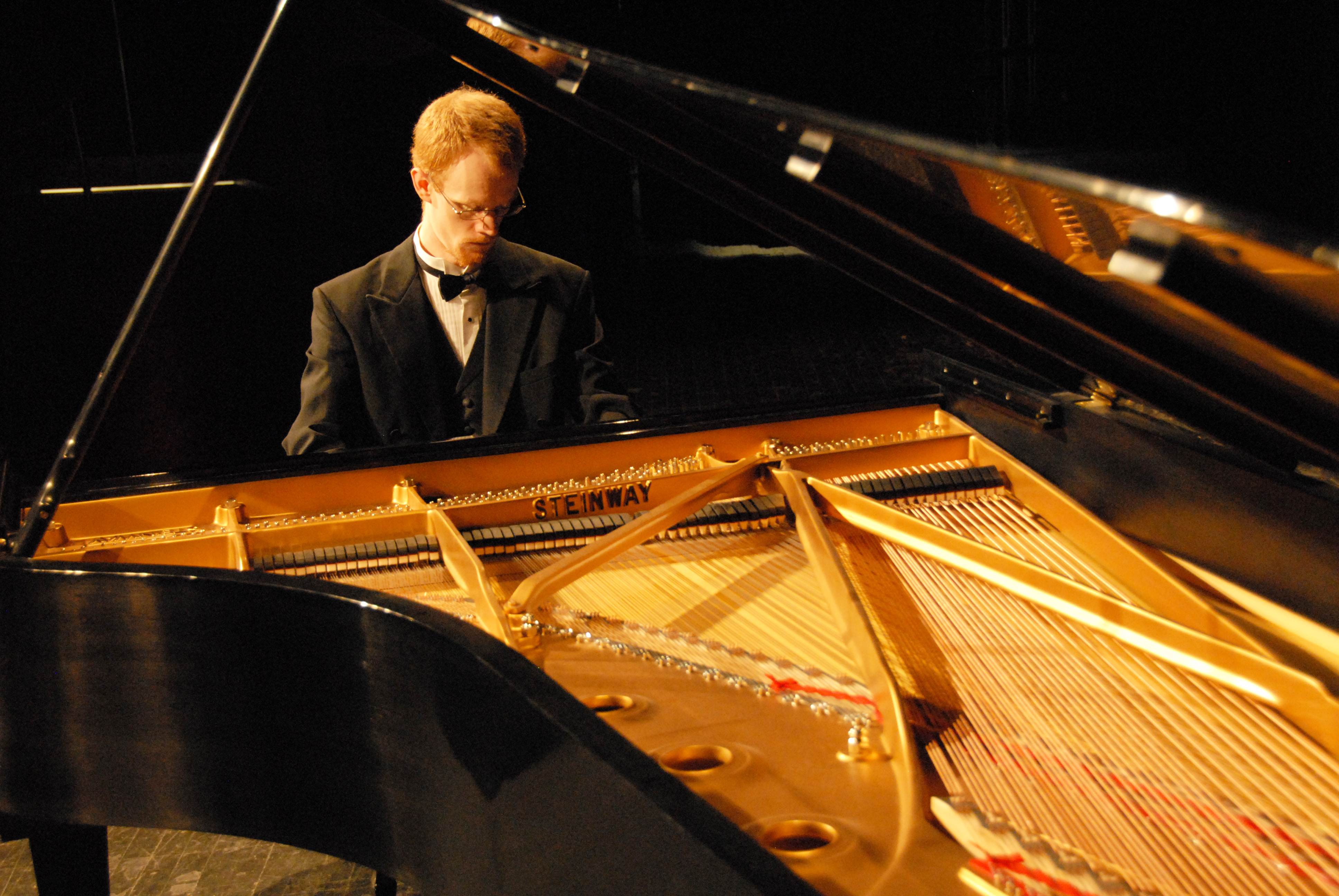 Richard Fountain at the piano